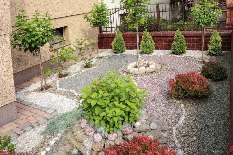 Landscaped Area with Gravel